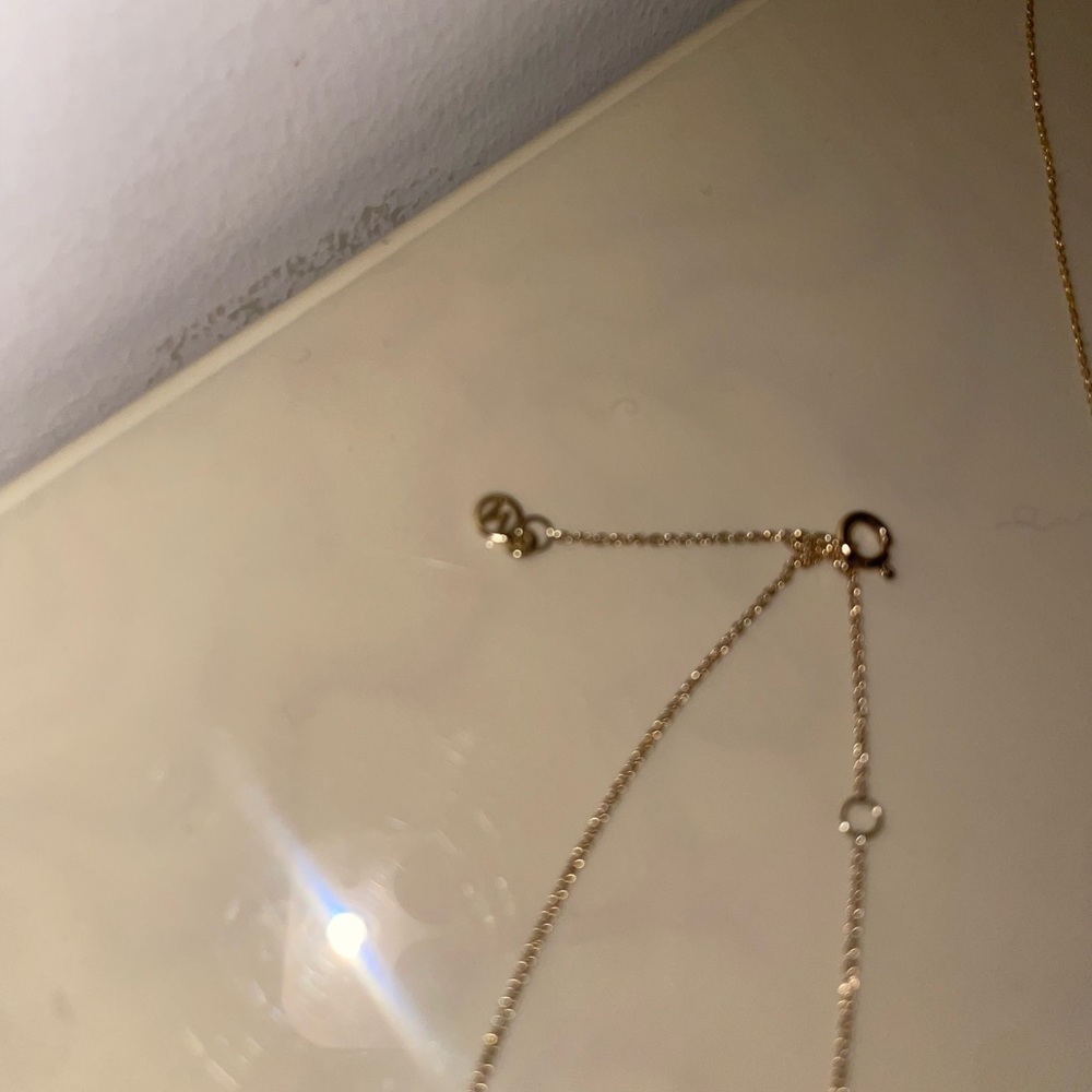 Mejuri diamond necklace great condition